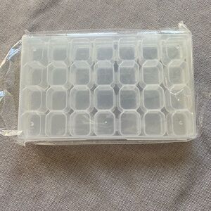 Clear Plastic Storage Case for crafting or Small Accessories